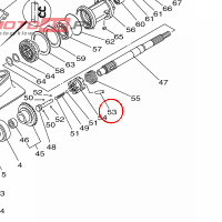 YAMAHA - SWORZEN nr: 9025008M0700