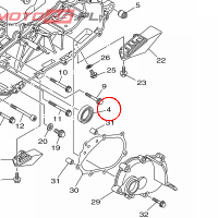 YAMAHA - simmering nr: 931024001700