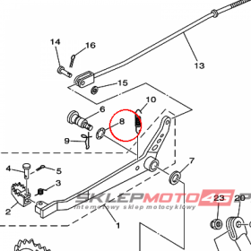 YAMAHA - PODKLADKA nr: 902061400100