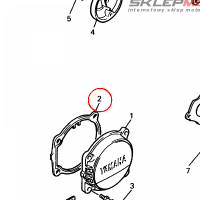 YAMAHA - USZCZELNIACZ nr: 4KG154490000