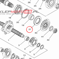 YAMAHA - simmering nr: 931024003000