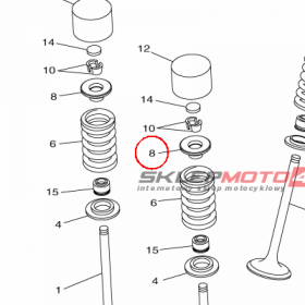 YAMAHA - SPREZYNA ZAWOROWA nr: 1SM121170000