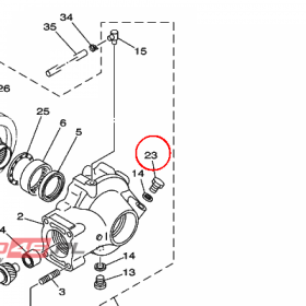 YAMAHA - SRUBA nr: 903401402900