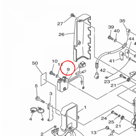 YAMAHA - regulator napiecia nr: 6H0819601000