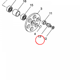 YAMAHA - sruba nr: 9010906X0000