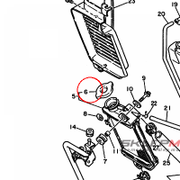 YAMAHA - OBUDOWA nr: 4FL124620000