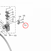 YAMAHA - BOLT, FITTING nr: 5MV258330000