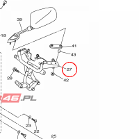 YAMAHA - stelaz owiewki nr: 3C3283560000