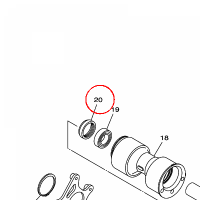 YAMAHA - simmering nr: 931064600100