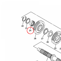 YAMAHA - tulejka nr: 903872813D00