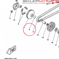 YAMAHA - simmering nr: 931012180100