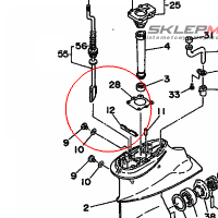 YAMAHA - GUIDE, SEAL DAMPER nr: 682453760100