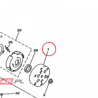 YAMAHA - KOSZ SPRZEGLA nr: 1XX166110300