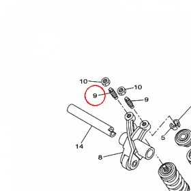 YAMAHA - SRUBA REGULAC. ZAW. nr: 1B9E21590000