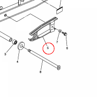 YAMAHA - oslona uszczeln. nr: 5VX221510000