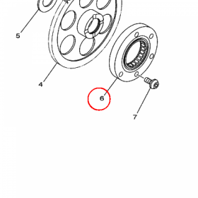 YAMAHA - SPRZEGLO ROZR. nr: 4KB155900000