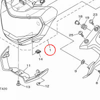 YAMAHA - HEADLIGHT ASSY nr: B4C843000000