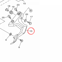 YAMAHA - STAY, HEADLIGHT 1 nr: B4C841180000