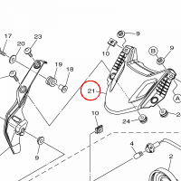 YAMAHA - COVER nr: B4C843960000