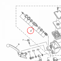 YAMAHA - CYLINDER KIT, MASTER nr: 1MC258070000