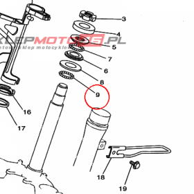 YAMAHA - KOLKA LOZYSKA nr: 935010401100