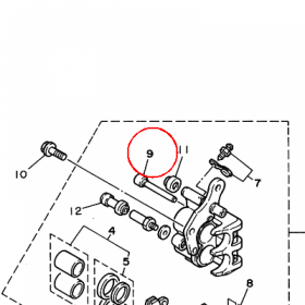 YAMAHA - ZAWLECZKA nr: 3LD259240000