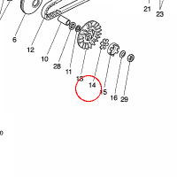 YAMAHA - PODKLADKA nr: 902141305500