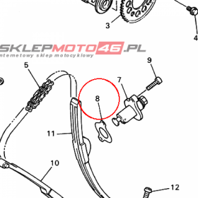 YAMAHA - USZCZELKA nr: 4HM122130000