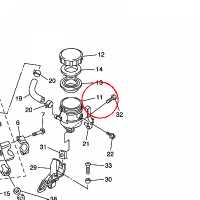 YAMAHA - ZBIORNIK PLYNU HAM. nr: 5SL258941000