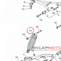 YAMAHA - AMORTYZATOR TYL. nr: 2BGF33500000