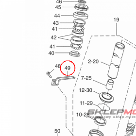 YAMAHA - BOLT, FLANGE nr: 9580M0601200