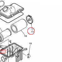 YAMAHA - PODKLADKA nr: 5UHE44680000