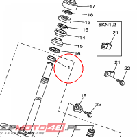 YAMAHA - BIEZNIA LOZYSKA nr: 3YJ234140000