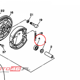 YAMAHA - lozysko nr: 933063020900