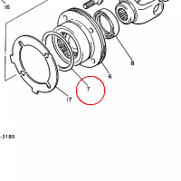 YAMAHA - uszczelniacz nr: 932107136000