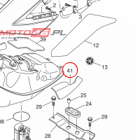 YAMAHA - DAMPER LOCATING nr: 22BF41840000