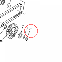 YAMAHA - SPREZYNA nr: 9017012X0100