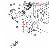 YAMAHA - EMBLEMAT nr: 1B9154070000