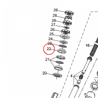 YAMAHA - bieznia lozyska nr: BP2234120000