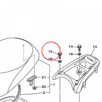 YAMAHA - SRUBA nr: 950270804000