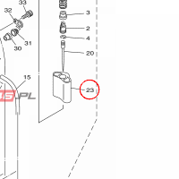 YAMAHA - PRZEPUSTNICA nr: 1C3141124000