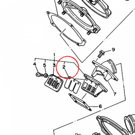 YAMAHA - ZAWOR PLYTKOWY nr: 3SP136130000