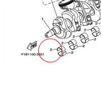 YAMAHA - panewka nr: 60E114160000