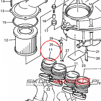 YAMAHA - JOINT nr: 4KM144540000