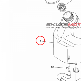 YAMAHA - ZBIORNIK PALIWA nr: 6EEF41110100