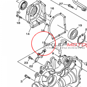 YAMAHA - USZCZELKA nr: 5KM154630000