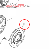 YAMAHA - SPRZEGLO ROZR. nr: 5LP155901000