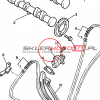 YAMAHA - NAPINACZ LANC. ROZ. nr: 26H122100300