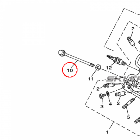 YAMAHA - sruba nr: 901050885000