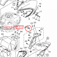 YAMAHA - SCOOP &amp; GUIDE AIR nr: B9TXF13710P0